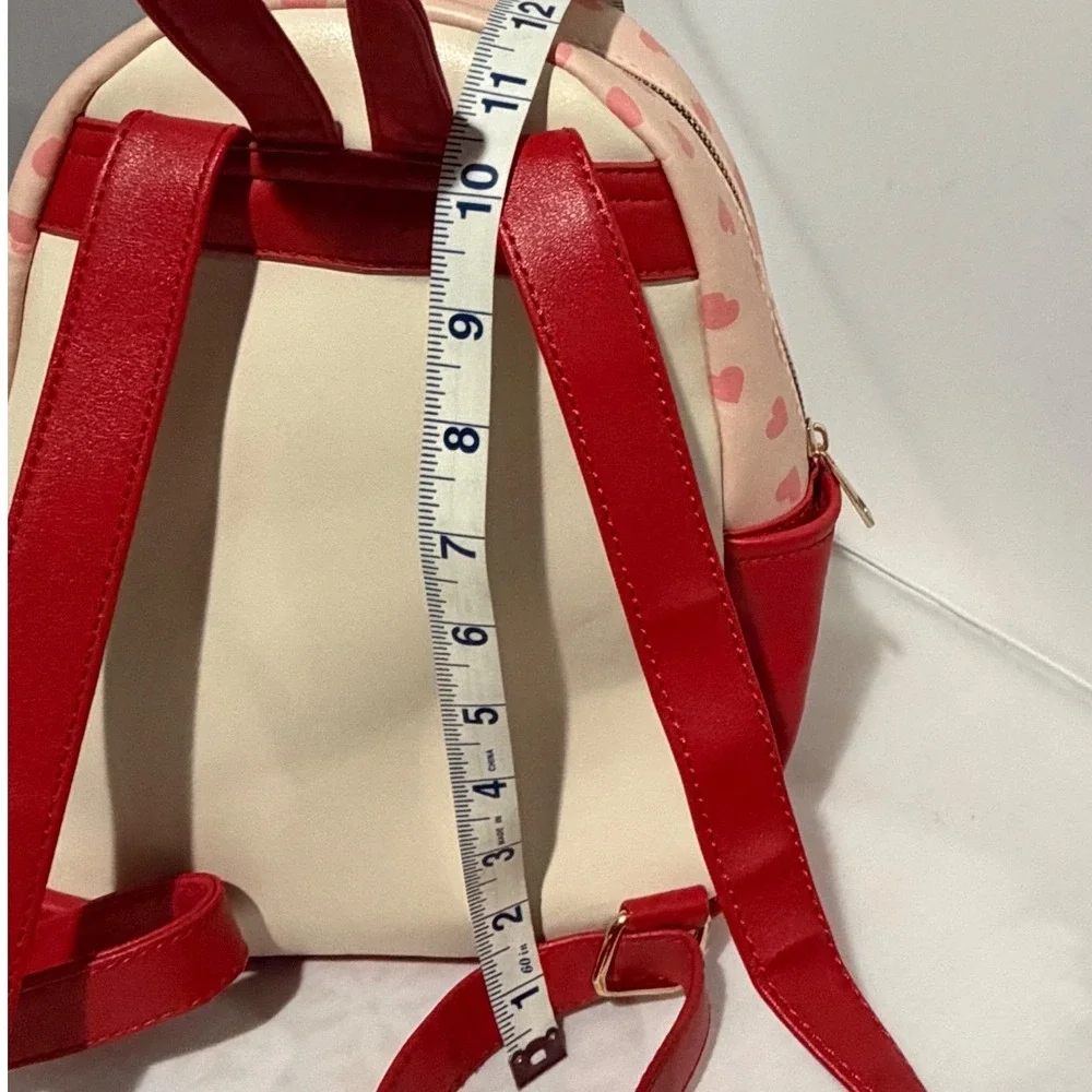 Disney Her Universe Mickey Minnie Mouse Valentine Heart Mini Backpack